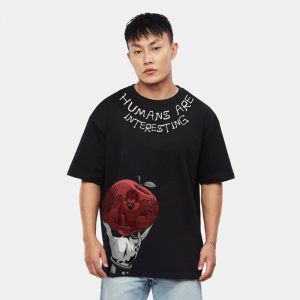 Anime Son of Shinigami Printed Oversized Cotton T-shirt
