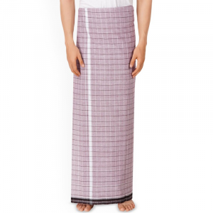 Mens Cotton Color Dhoti With Matching Border