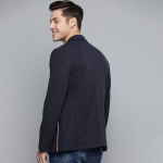 Men Solid Single-Breasted Regular Fit Casual Blazer